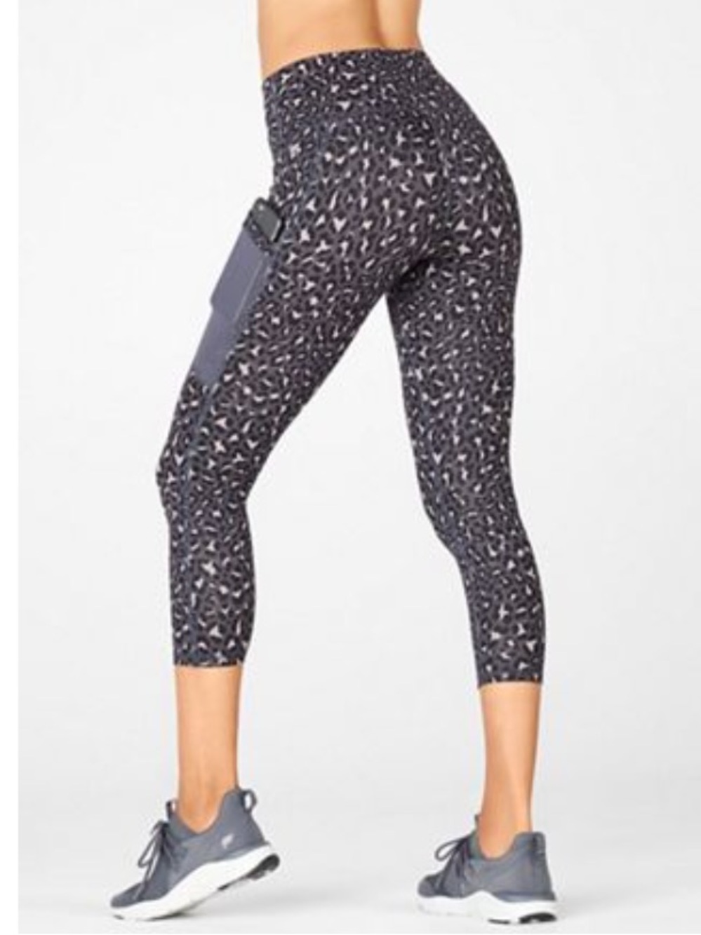 Fabletics  On-The-Go PowerHold High-Waist Capri Leggings XS Stealth